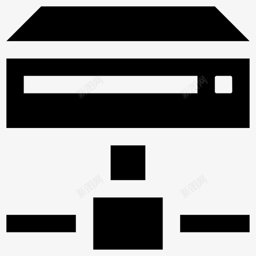 驱动器网络数据互联网图标svg_新图网 https://ixintu.com 互联网 数据 网络驱动器 驱动器网络