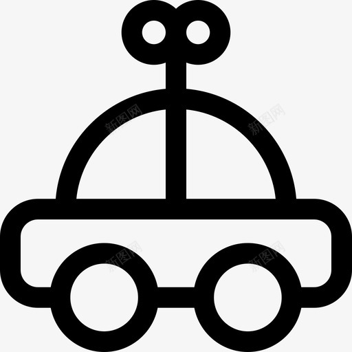 汽车儿童玩具4直线型图标svg_新图网 https://ixintu.com 儿童玩具4 汽车 直线型