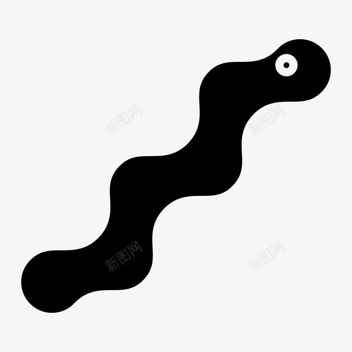 蠕虫图标svg_新图网 https://ixintu.com 蠕虫
