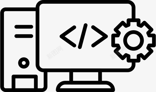 控制单元计算机齿轮图标svg_新图网 https://ixintu.com 控制单元 机器人 程序 自动化和工业40 计算机 齿轮