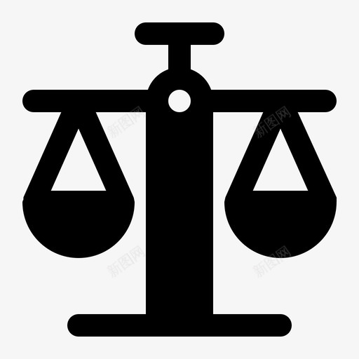 平衡业务公司图标svg_新图网 https://ixintu.com 业务 公司 天秤座 字形 平衡 规模 财务