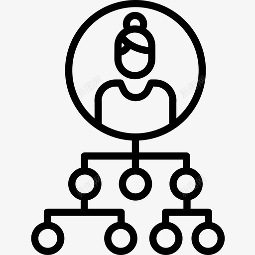 层次结构业务和管理4线性图标svg_新图网 https://ixintu.com 业务 层次 管理 线性 结构
