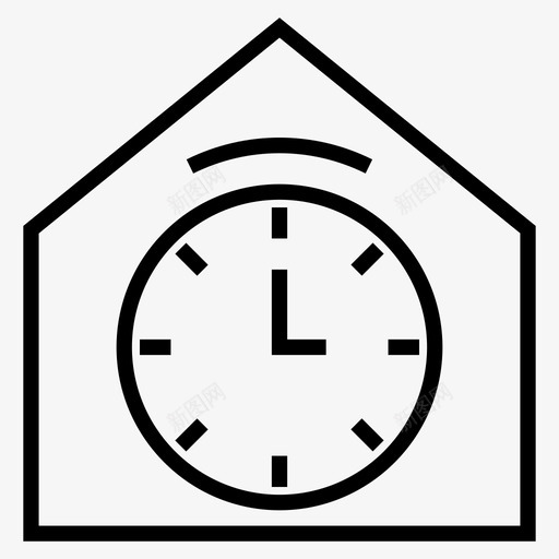 时钟持续时间小时图标svg_新图网 https://ixintu.com 小时 技术 持续时间 时钟 时间 营销 长度