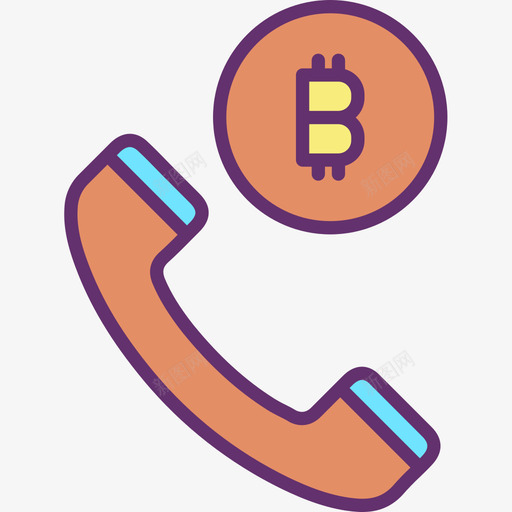 比特币比特币加密货币4线性颜色图标svg_新图网 https://ixintu.com 比特币 比特币加密货币4 线性颜色
