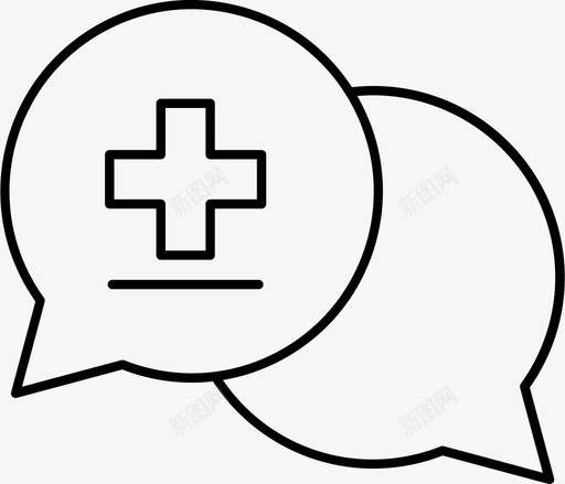 聊天医疗宠物图标svg_新图网 https://ixintu.com 医疗 宠物 聊天
