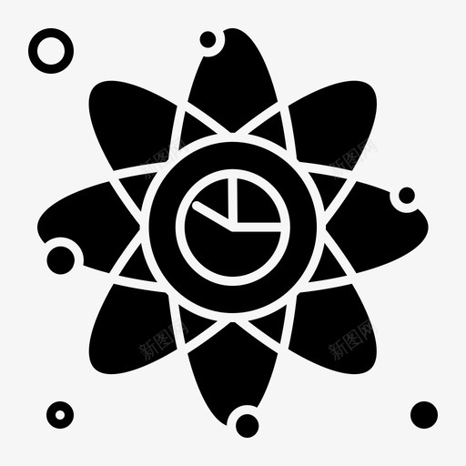 atom连接图网络连接图图标svg_新图网 https://ixintu.com atom 网络 连接
