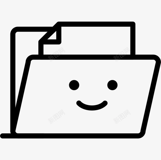 文件夹要素50线性图标svg_新图网 https://ixintu.com 文件夹 线性 要素