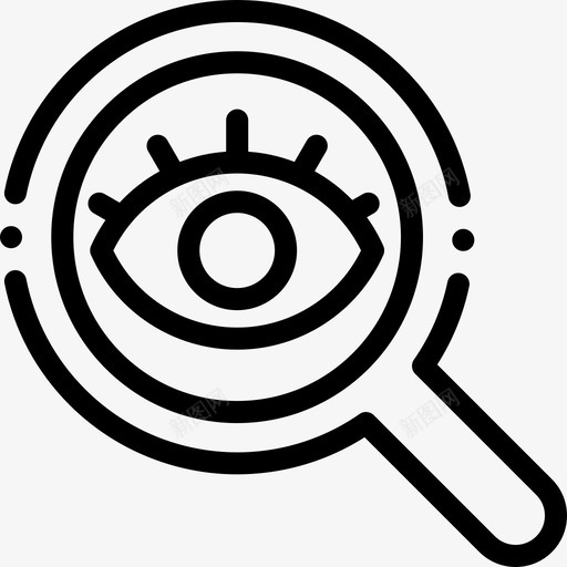 透镜搜索7线性图标svg_新图网 https://ixintu.com 搜索 线性 透镜