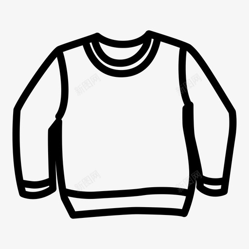 毛衣圣诞节衣服图标svg_新图网 https://ixintu.com 冬天 圣诞节 时尚 款式 毛衣 衣服