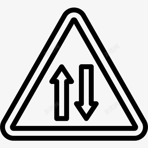 双向英国路标线形图标svg_新图网 https://ixintu.com 双向 线形 英国 路标