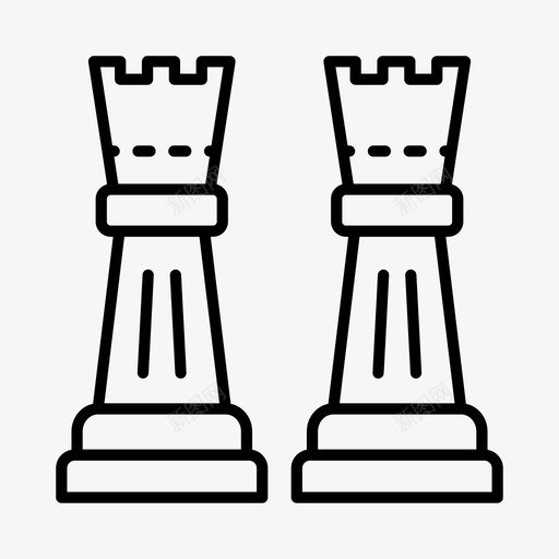 皇后棋子国王皇家图标svg_新图网 https://ixintu.com 国王 皇后棋子 皇室 皇家 都铎王朝