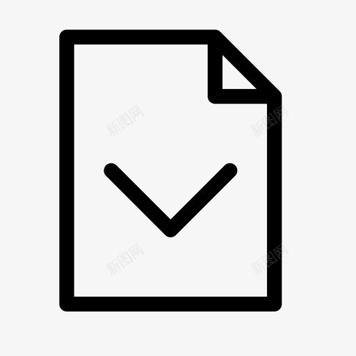 文档文件导入图标svg_新图网 https://ixintu.com 下载 保存 导入 文件 文档