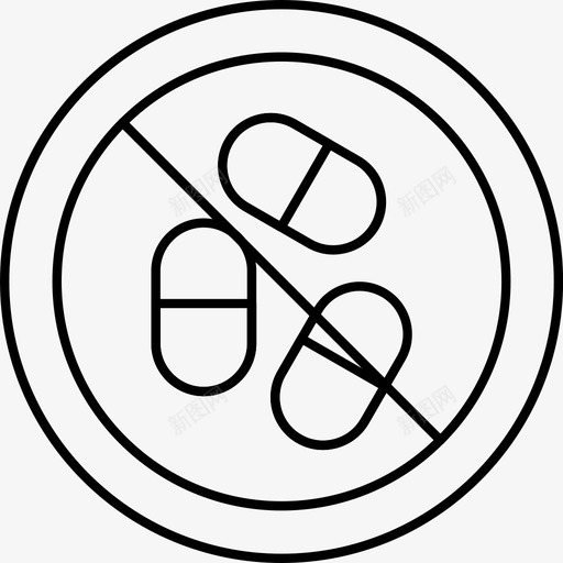 不吃药健身图标svg_新图网 https://ixintu.com 不吃药 健身