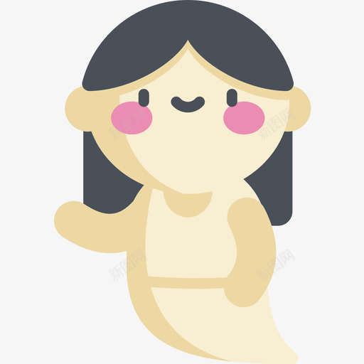 Ghost死亡日10Flat图标svg_新图网 https://ixintu.com Flat Ghost 死亡日10