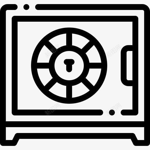 保险箱犯罪调查38直系图标svg_新图网 https://ixintu.com 保险箱 犯罪调查38 直系