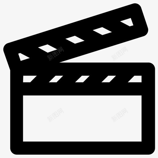 隔板电影多媒体图标svg_新图网 https://ixintu.com 多媒体 电影 隔板