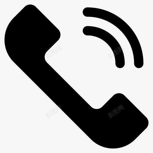 呼叫通信设备座机图标svg_新图网 https://ixintu.com 呼叫 图标 座机 接收器 电话 符号 通信 通信设备