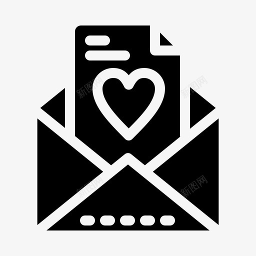 电子邮件信件爱图标svg_新图网 https://ixintu.com 信件 妈妈 母亲节快乐 爱 电子邮件
