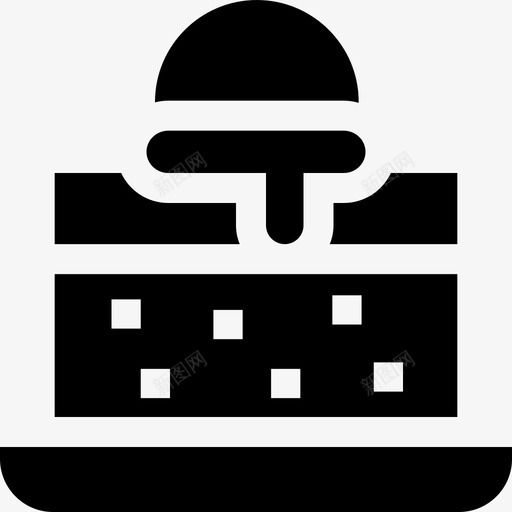 布朗尼面包房59填充图标svg_新图网 https://ixintu.com 填充 布朗 面包房
