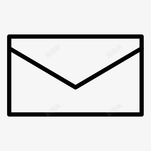 邮件信件信息图标svg_新图网 https://ixintu.com 信件 信息 电子商务 通知 邮件