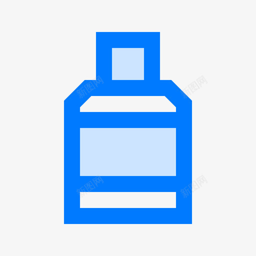 古龙水理发店4蓝色图标svg_新图网 https://ixintu.com 古龙 理发店 蓝色