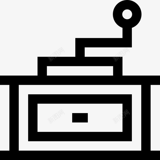 咖啡研磨机咖啡店直线型图标svg_新图网 https://ixintu.com 咖啡店 咖啡研磨机 直线型