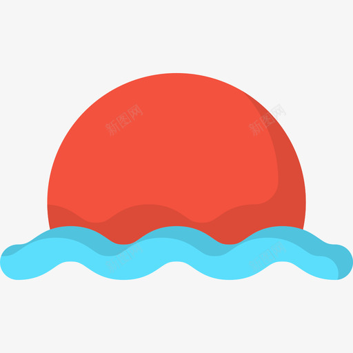 日落自然71度平坦图标svg_新图网 https://ixintu.com 平坦 日落 自然71度