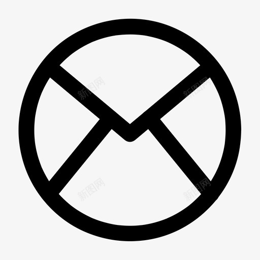 邮件电子邮件信封图标svg_新图网 https://ixintu.com 信封 帖子 电子邮件 网络 邮件