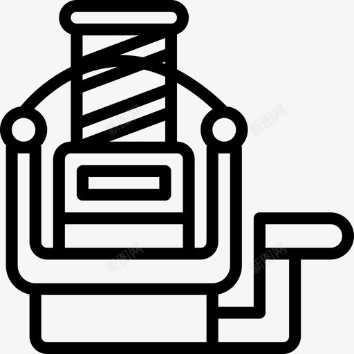 钓鱼卷轴钓鱼20线性图标svg_新图网 https://ixintu.com 卷轴 线性 钓鱼