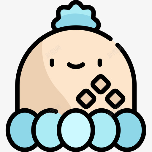 帽子秋天43线颜色图标svg_新图网 https://ixintu.com 帽子 秋天 颜色