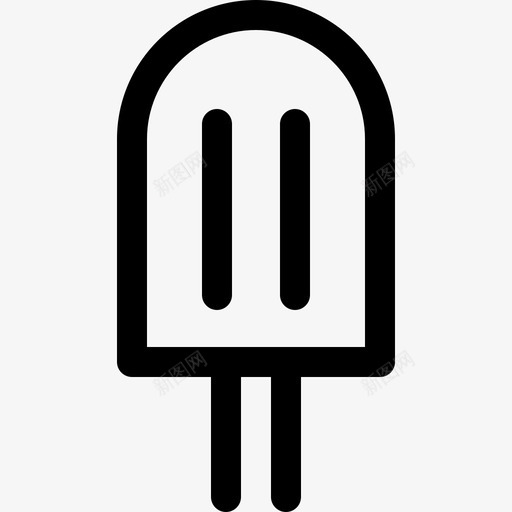 冰棒糖果11直线型图标svg_新图网 https://ixintu.com 冰棒 直线 糖果 线型
