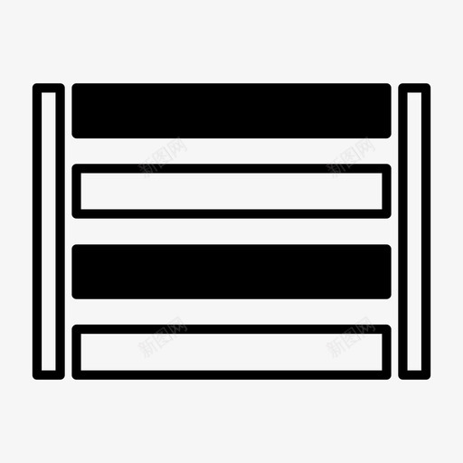 斑马线道路交通图标svg_新图网 https://ixintu.com 交通 斑马线 步行机 道路