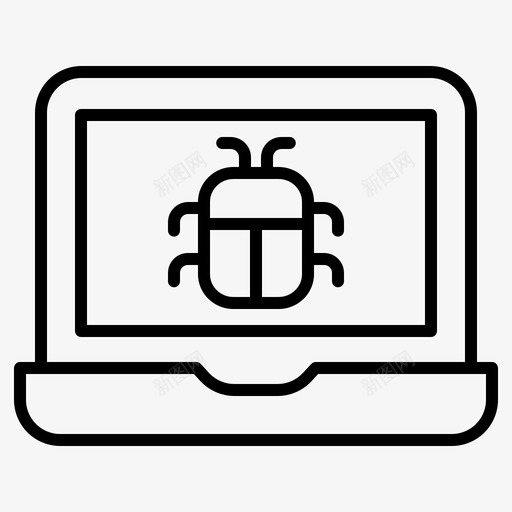 错误编码开发图标svg_新图网 https://ixintu.com 开发 电脑 笔记本 编码 软件 错误