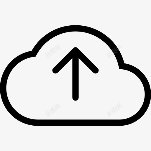 云上载大纲文件ui图标svg_新图网 https://ixintu.com ui 上载 图标 大纲 文件