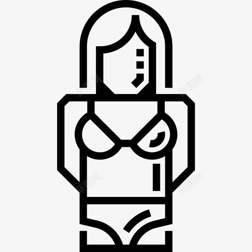 身体女权主义8直系图标svg_新图网 https://ixintu.com 女权主义 直系 身体