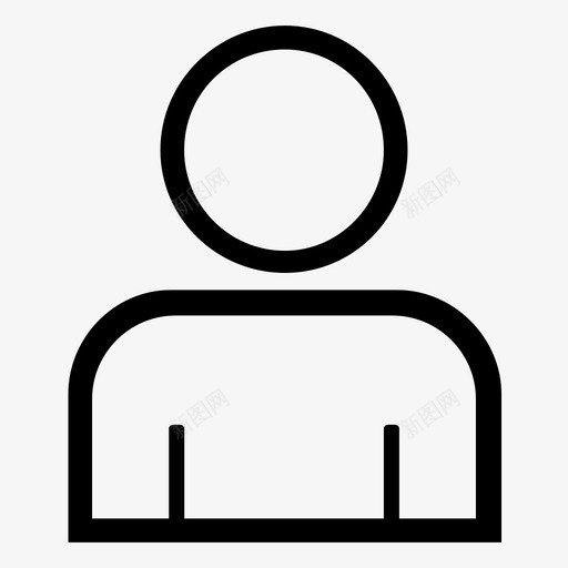 伙计用户图标svg_新图网 https://ixintu.com 伙计 用户