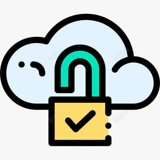 验证保护和安全15线性颜色图标svg_新图网 https://ixintu.com 保护和安全15 线性颜色 验证