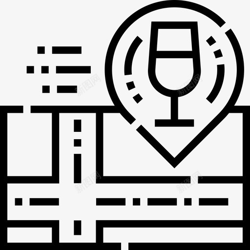 地点聚会和庆祝活动2直线图标svg_新图网 https://ixintu.com 地点 庆祝活动 直线 聚会