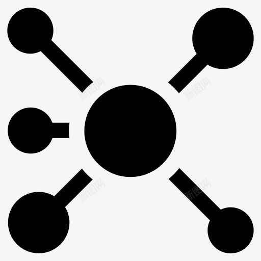 数据联网数据互联数据网格图标svg_新图网 https://ixintu.com 互联 图标 字形 数据 数据分析 数据网 网格 联网 连接