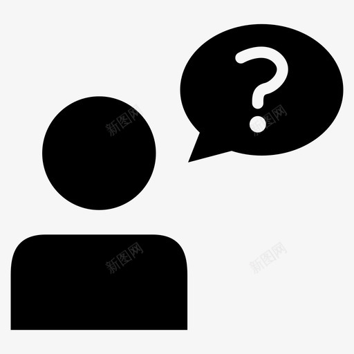 问帮支持图标svg_新图网 https://ixintu.com 商务咨询 支持