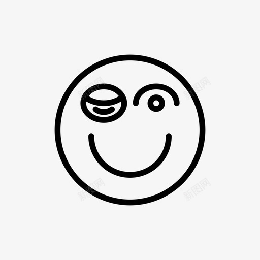 微笑表情脸图标svg_新图网 https://ixintu.com 微笑 情绪 表情