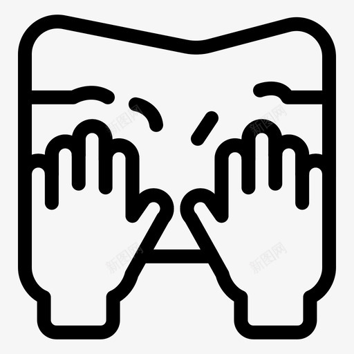 按摩水疗水疗和放松图标svg_新图网 https://ixintu.com 按摩 放松 水疗