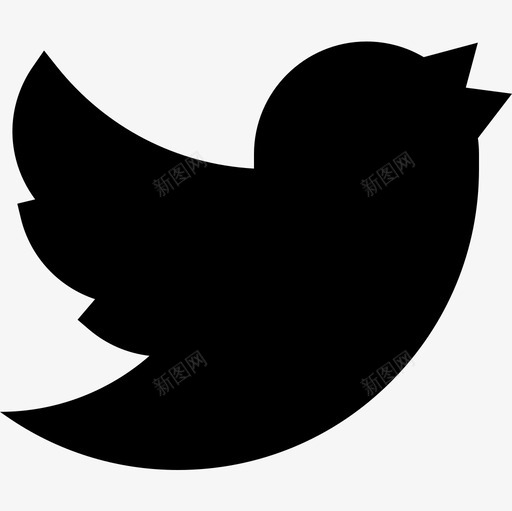 Twitter社交媒体98已填充图标svg_新图网 https://ixintu.com Twitter 已填充 社交媒体98