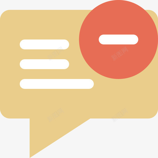 信息社交和通信2扁平图标svg_新图网 https://ixintu.com 信息 扁平 社交 通信
