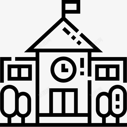 学校毕业10直系图标svg_新图网 https://ixintu.com 学校 毕业 直系