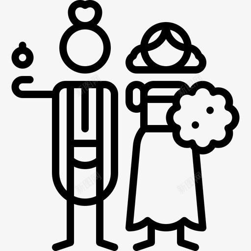 婚礼情人节57直系图标svg_新图网 https://ixintu.com 婚礼 情人节57 直系