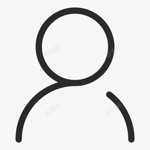 个人中心_1 svg_新图网 https://ixintu.com 个人中心_1