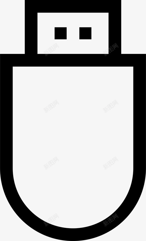 闪盘数据驱动器图标svg_新图网 https://ixintu.com 数据 闪盘 驱动器