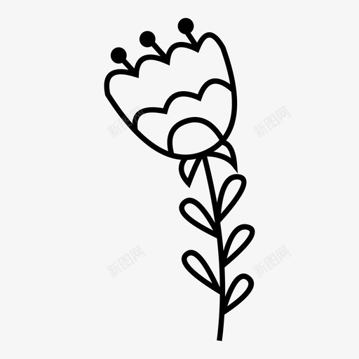 花卉花园手绘花卉系列1图标svg_新图网 https://ixintu.com 手绘 系列 花卉 花园