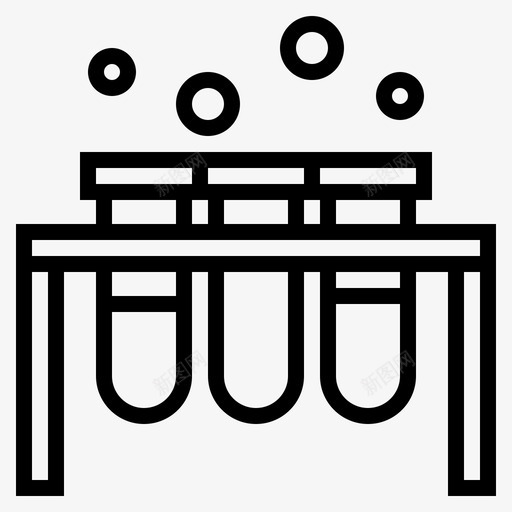 烧瓶57学校线性图标svg_新图网 https://ixintu.com 57学校 烧瓶 线性
